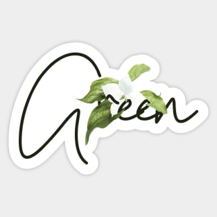 Green Sticker